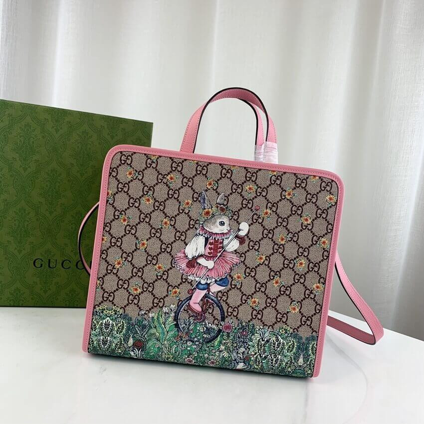 Gucci Yuko Higuchi Tote Bag 630542 Rabbit Print