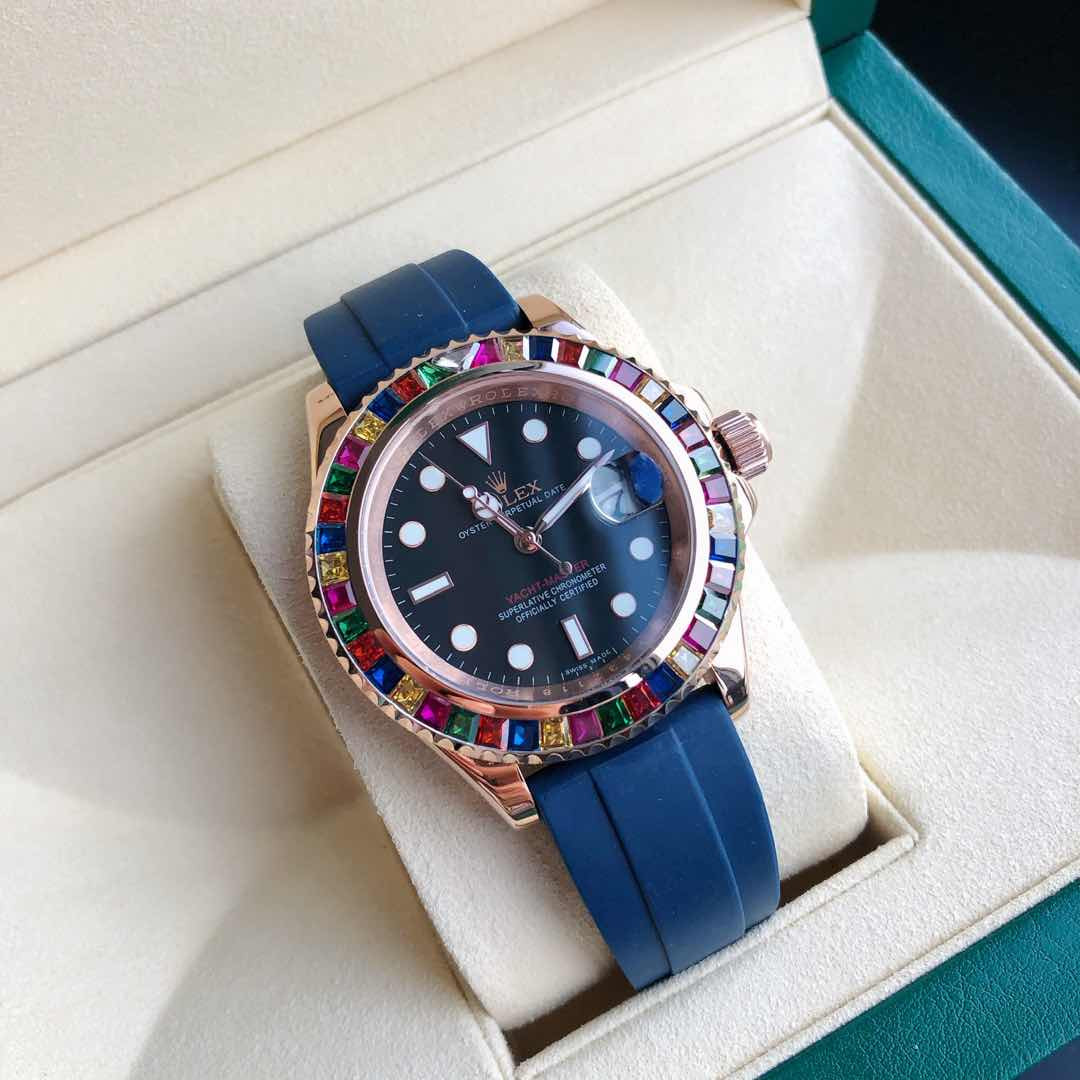 Rolex Yacht-Master 40mm Rose Gold Rainbow 116655
