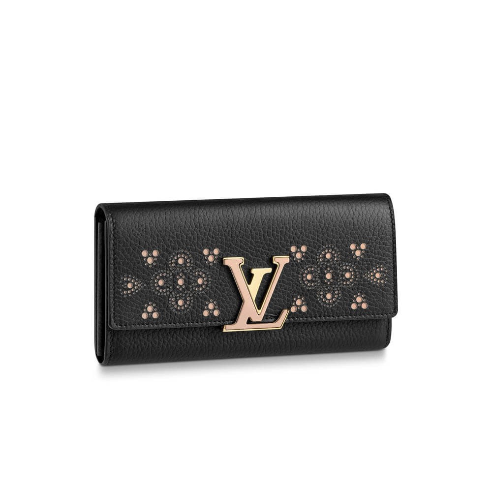 Louis Vuitton Taurillon Leather Capucines Wallet M62556