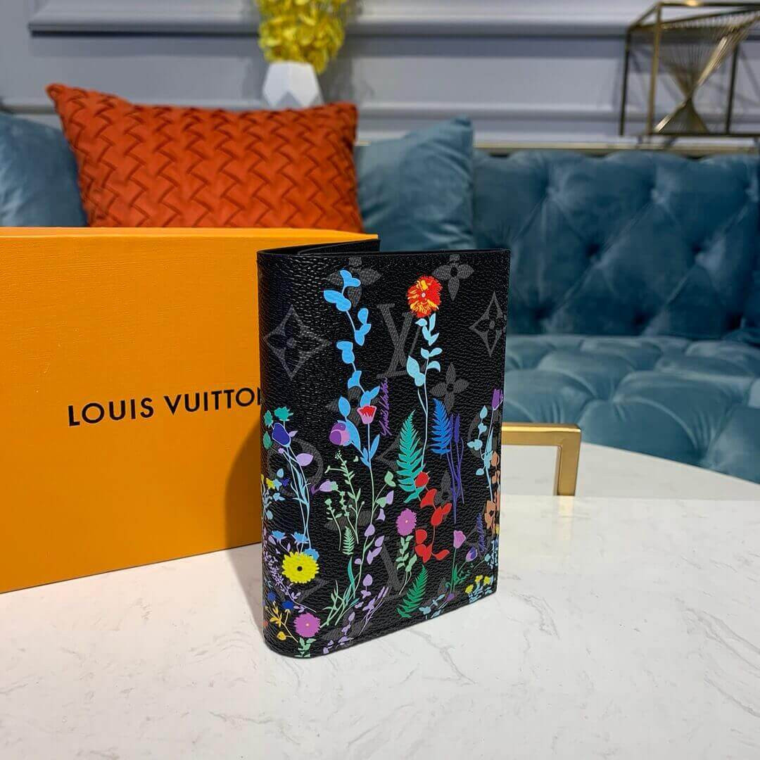 Louis Vuitton Flower Print Passport Cover M64501