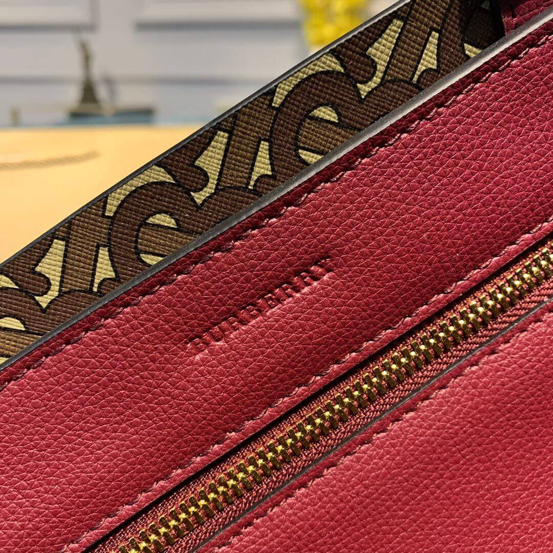 Burberry Embossed Monogram Motif Leather Tote 80196281