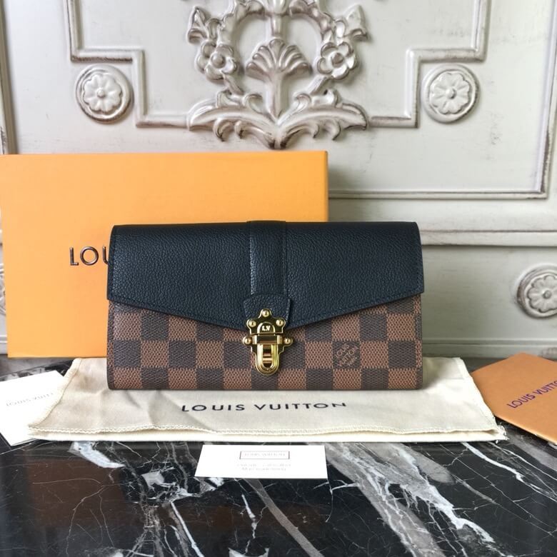 Louis Vuitton Monogram Cavas Clapton Wallet N64449