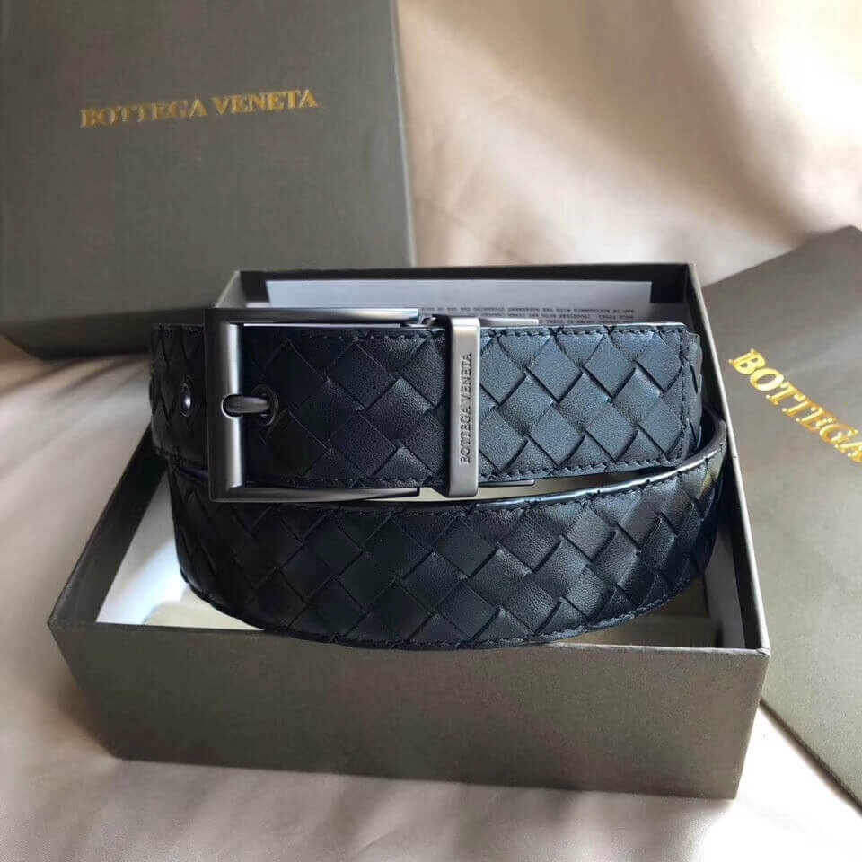 Bottega Veneta Intrecciato Weave Belt 271932