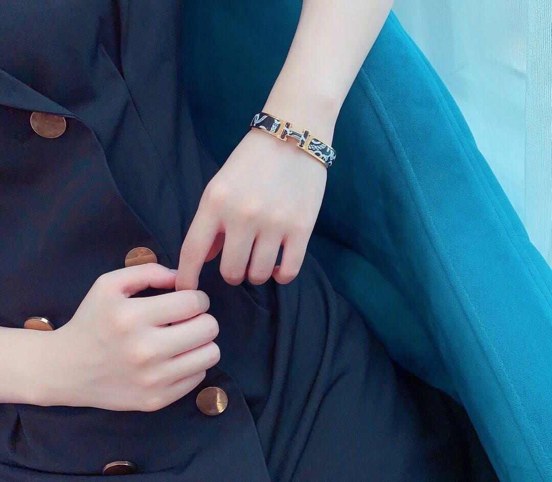 Hermes Clic H Panoplie Equestre Bracelet H708