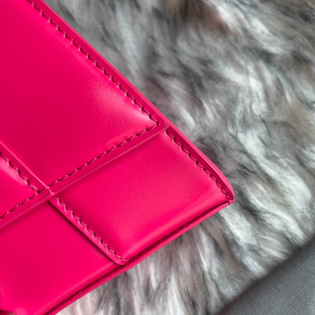 Balenciaga Hourglass XS Shiny Box Calfskin Tote