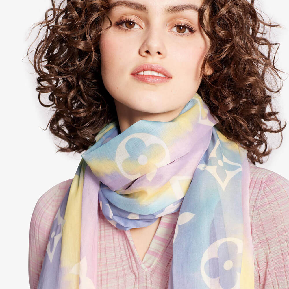 Louis Vuitton LV Escale Monogram Shawl M76087 M76088 M76086