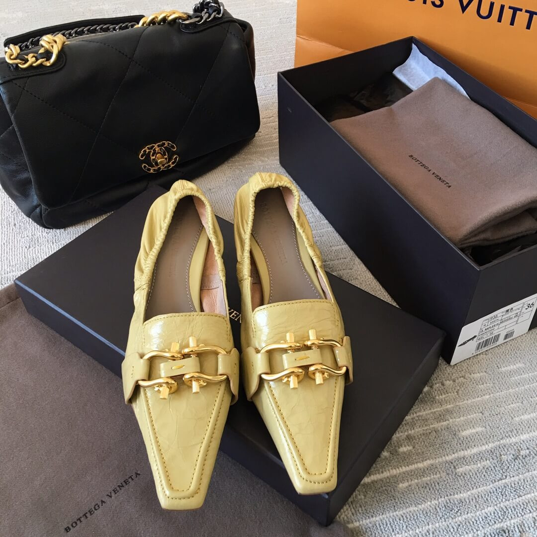 Bottega Veneta Madame Nappa Leather Pumps 608881