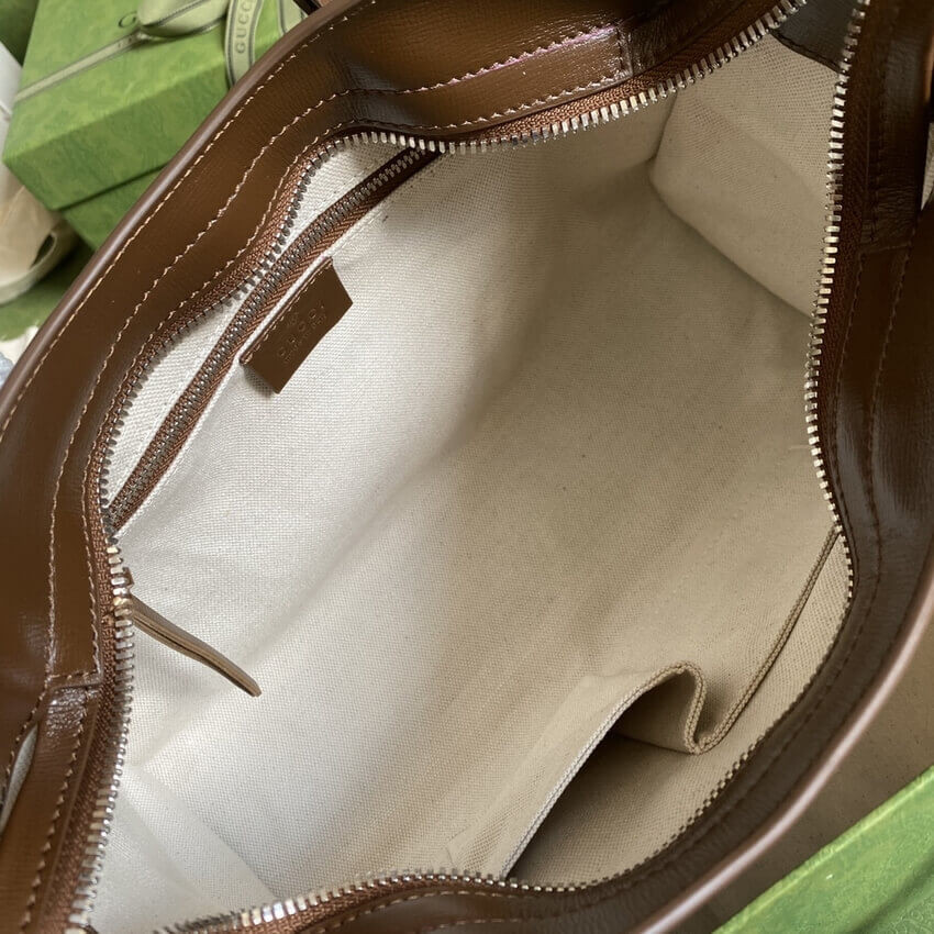 Gucci x Balenciaga GG Canvas City Bag 30cm 658598