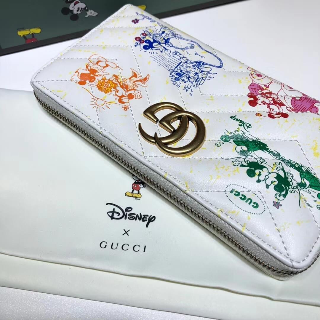 Disney x Gucci GG Marmont Zip Around Wallet 616765