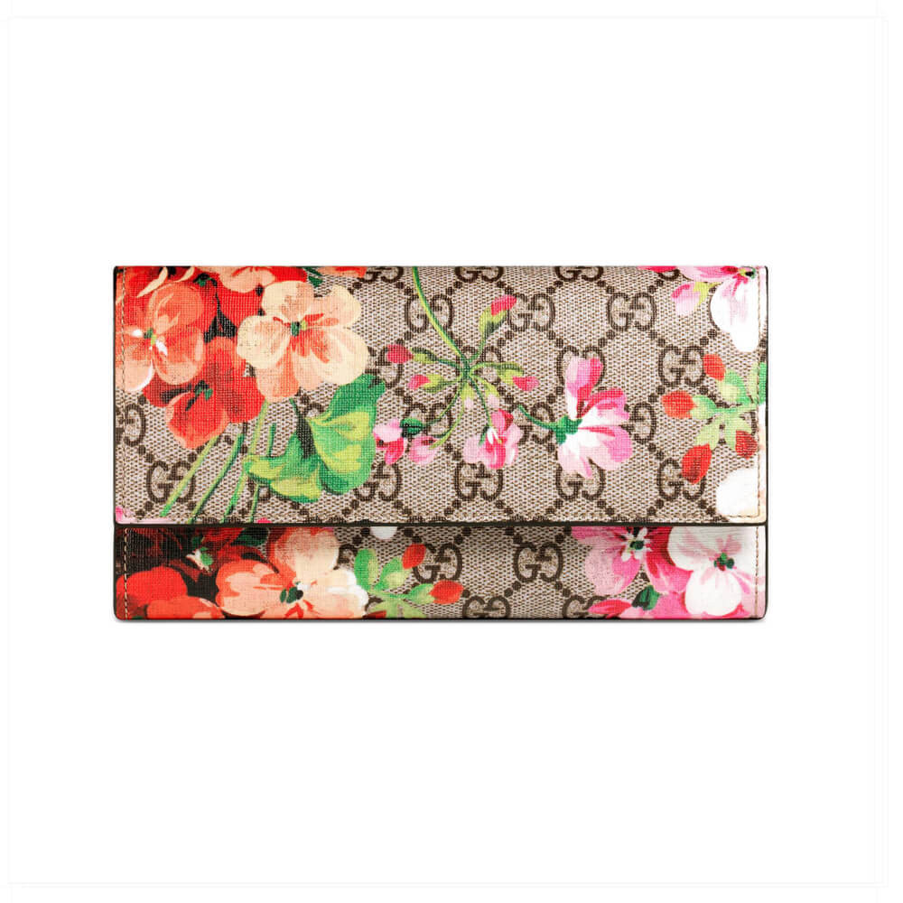 Gucci GG Blooms Continental Wallet 404070