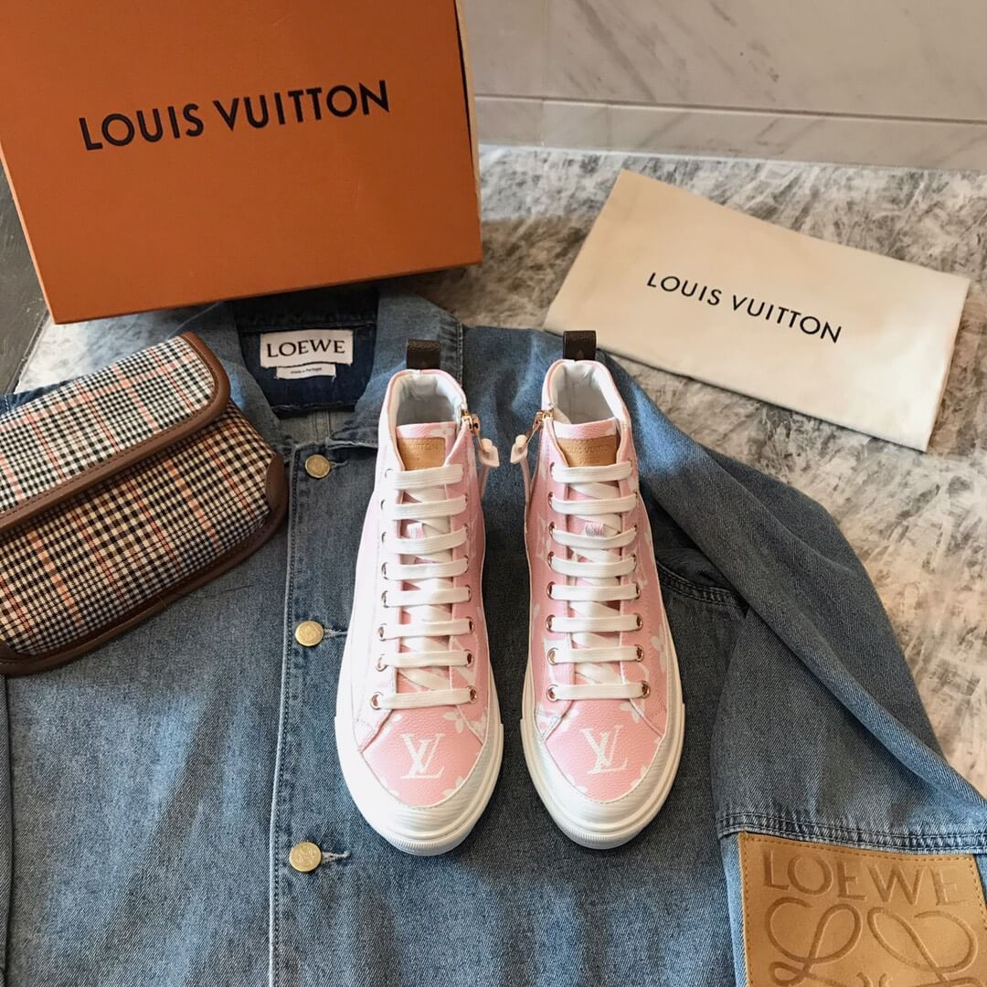 Louis Vuitton Stellar Sneaker Boot 1A5U0H Pink