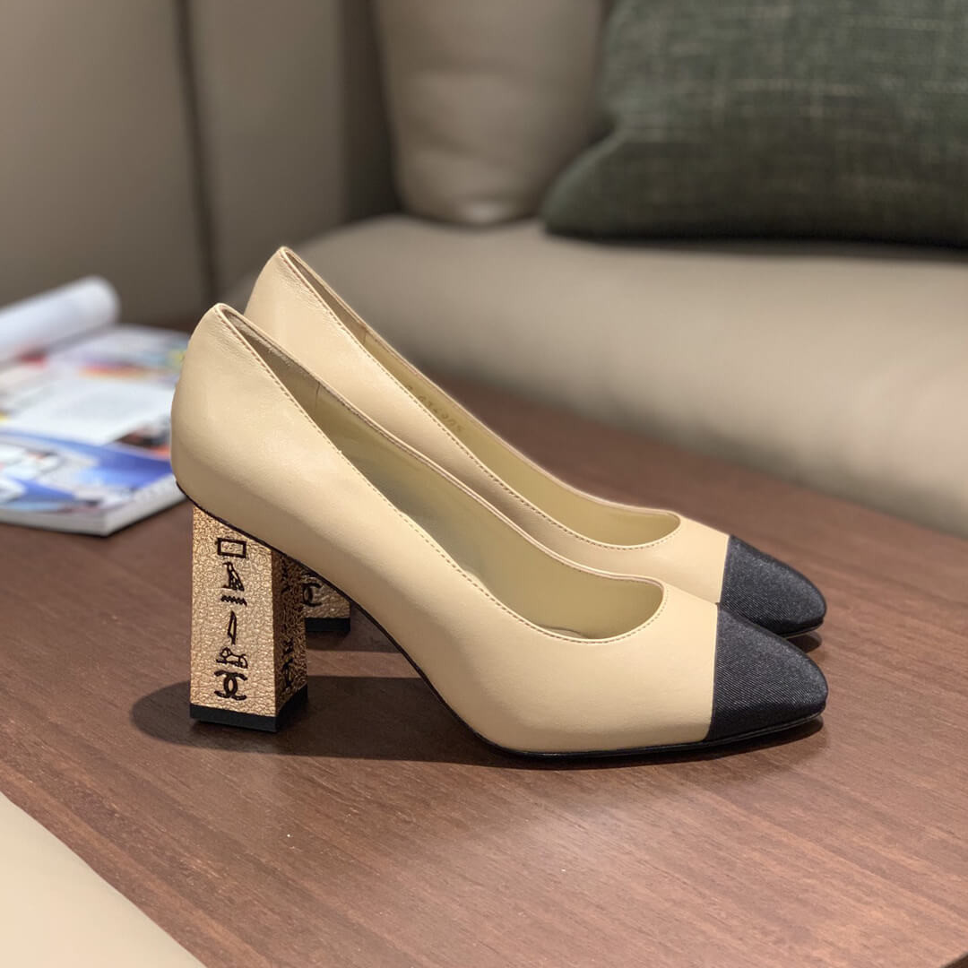 Chanel Egypt Inspires 8.5cm Heel Pumps G35534