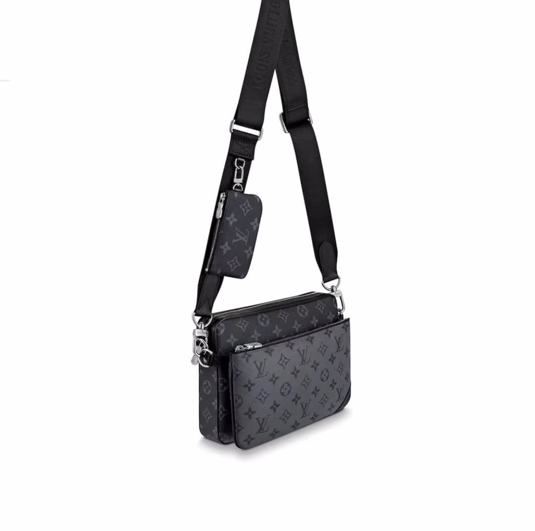 Louis Vuitton Monogram Eclipse Trio Messenger M69443