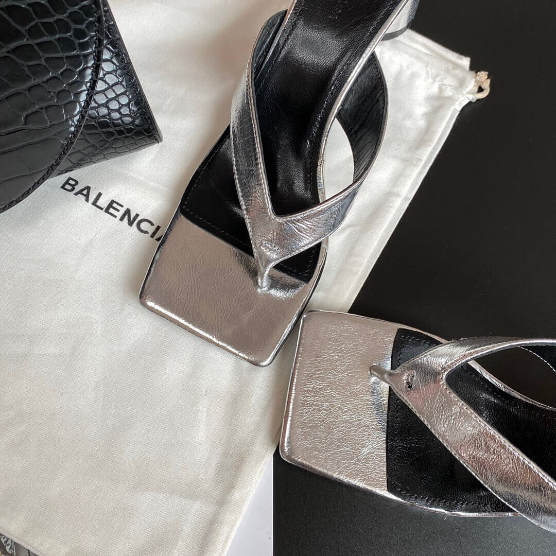 Balenciaga Logo T-bar sandals 434344