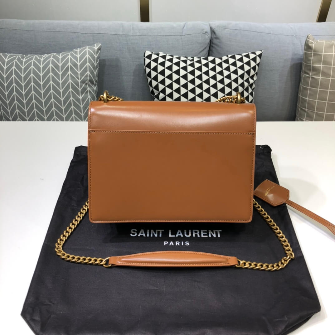 Saint Laurent Sunset Medium In Smooth Leather 442906