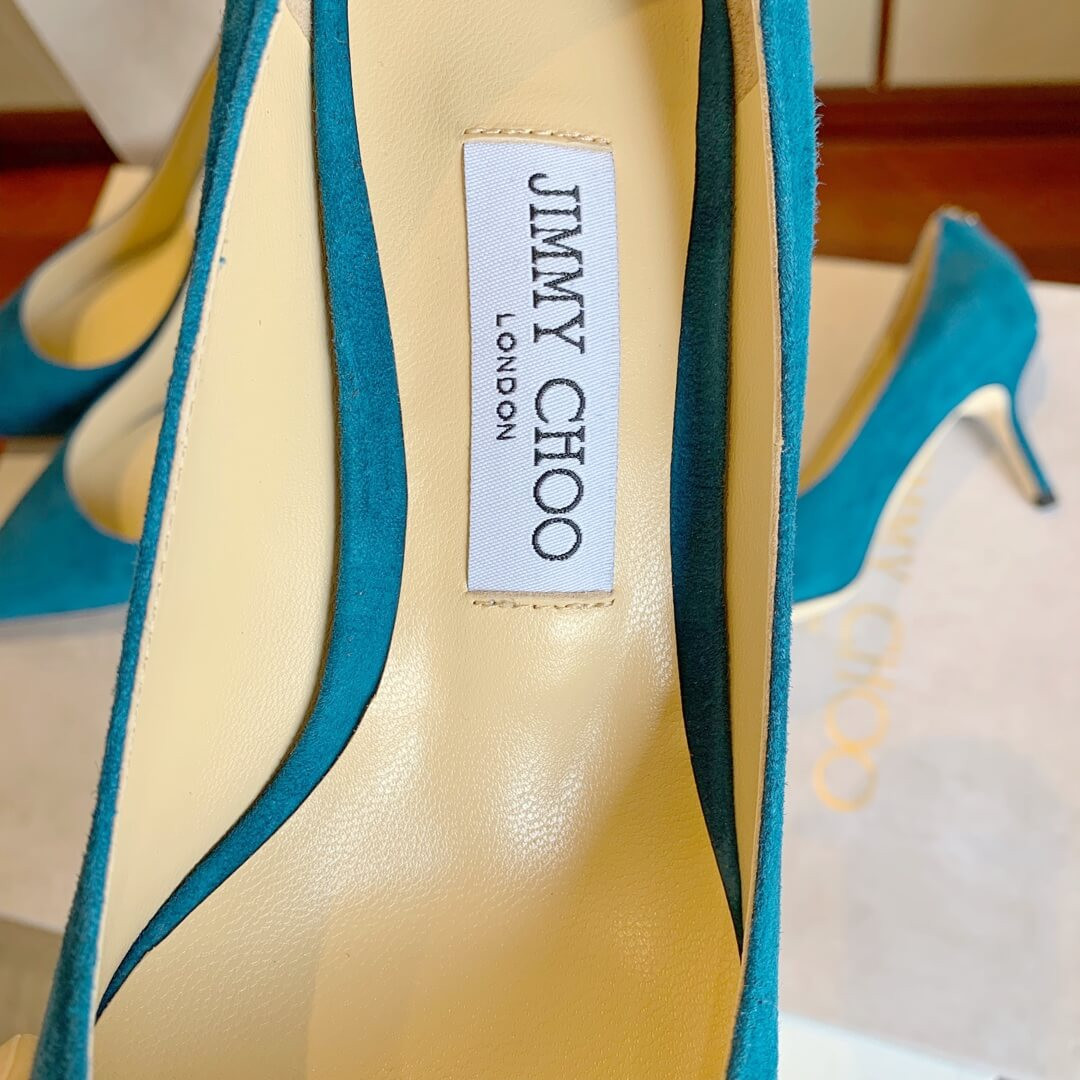 Jimmy Choo Romy Suede Point-Toe Pumps 120011