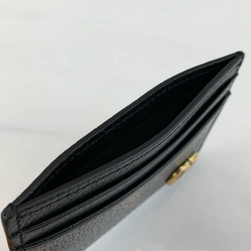 Gucci GG Marmont Metal-Free Tanned Leather Money Clip 436022