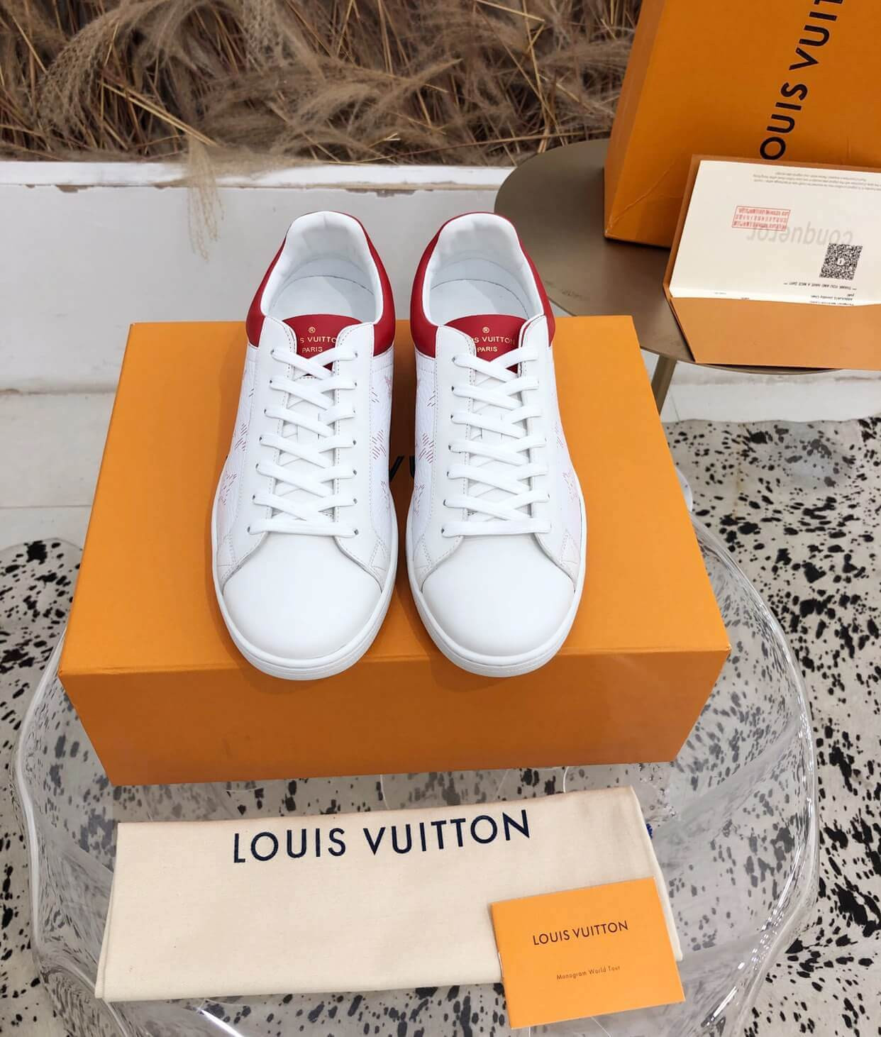 Louis Vuitton Frontrow Sneakers 1A6419 Red