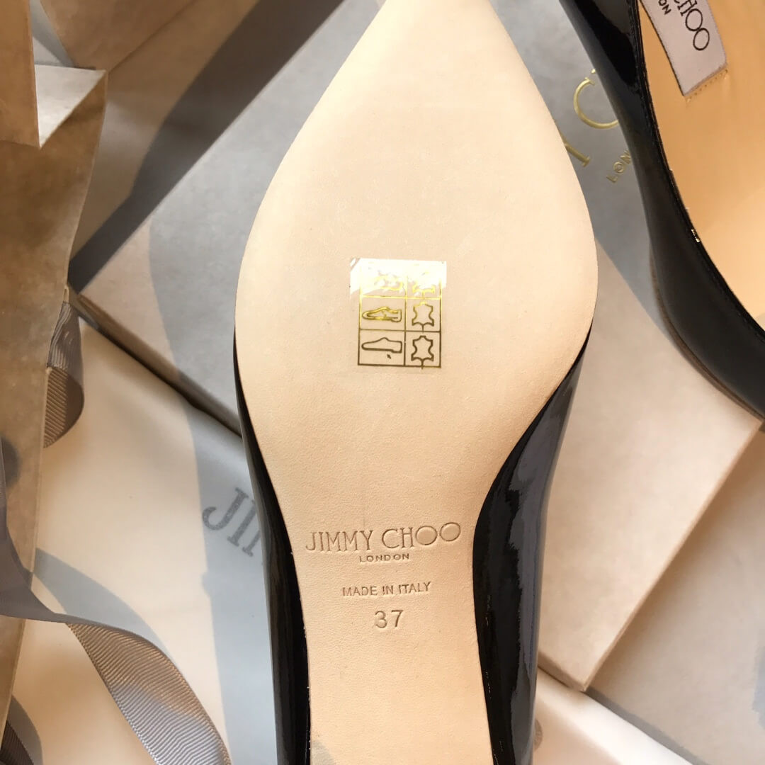 Jimmy Choo Romy 6.5cm Patent Pointed-Toe Pumps 120012