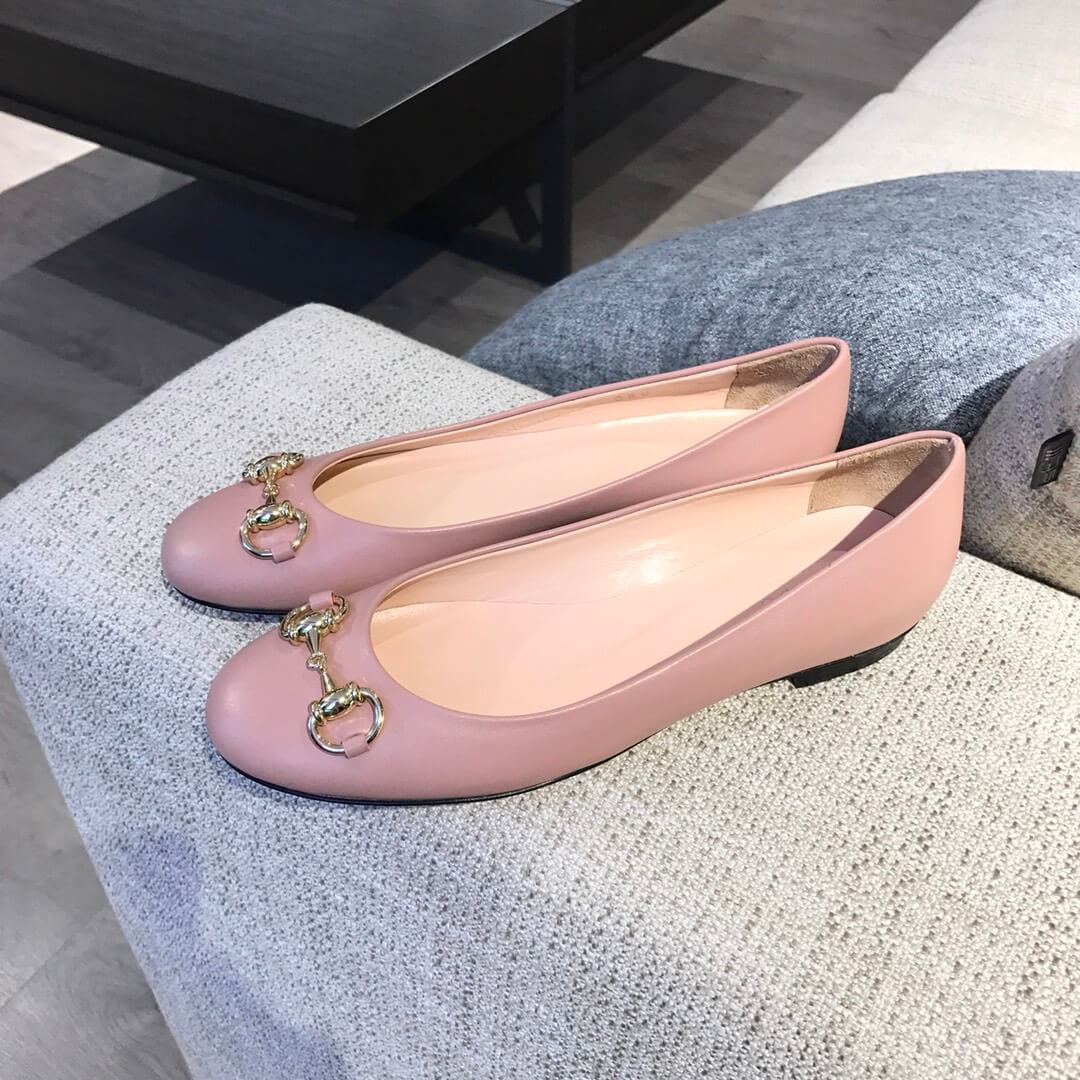 Gucci Leather Ballerinas 473160