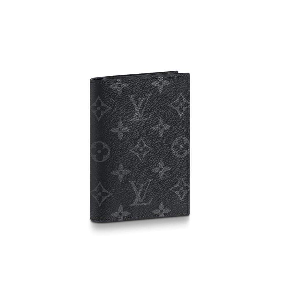 Louis Vuitton Monogram Eclipse Passport Cover M64501