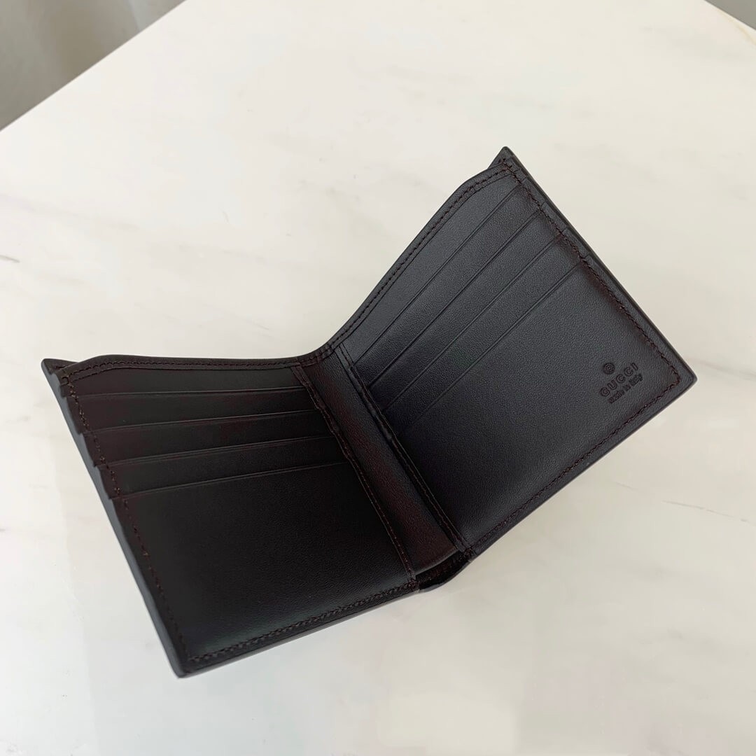 Gucci Web GG Supreme Wallet 408827