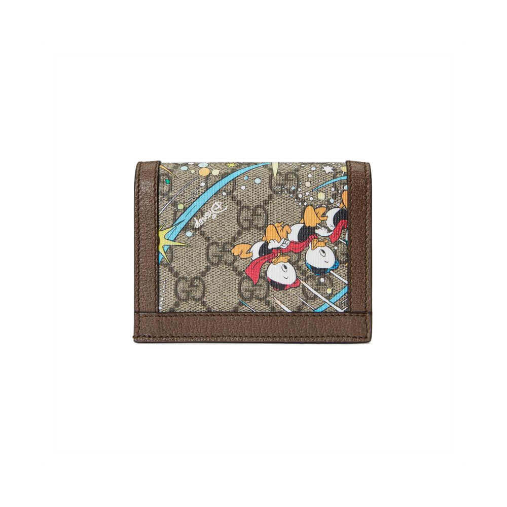 Disney x Gucci Donald Duck Card Case Wallet 648121