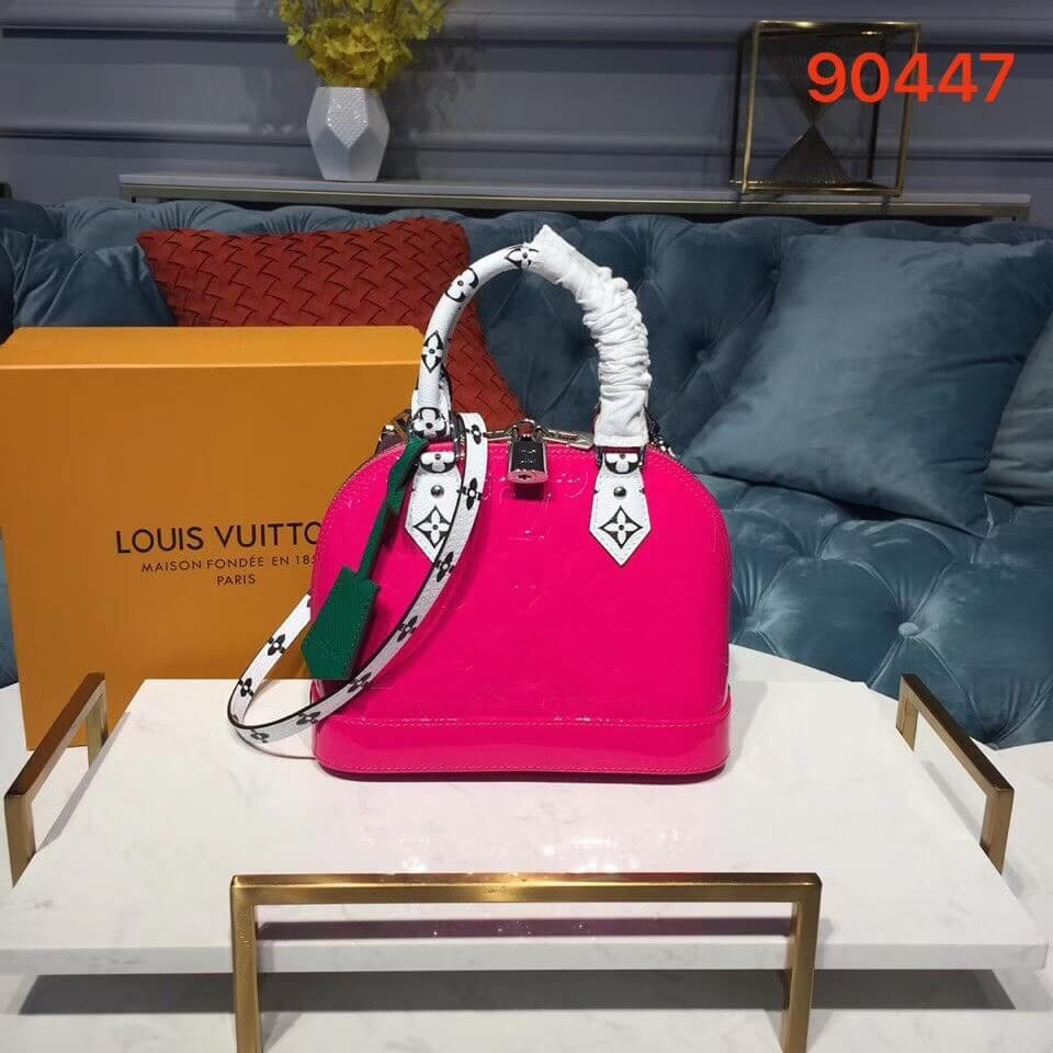 Louis Vuitton Monogram Vernis Alma BB M90447