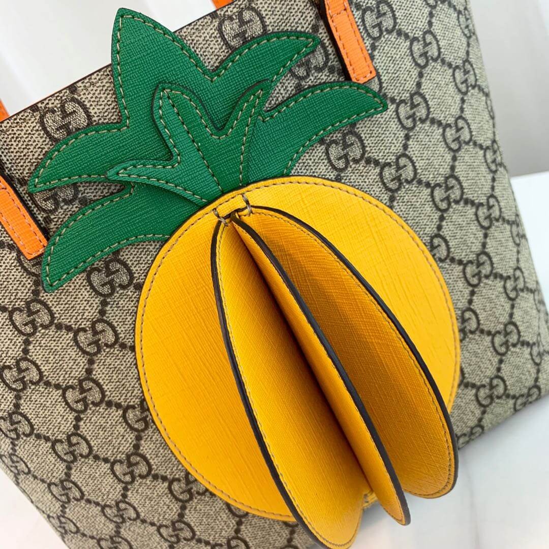 Gucci Childrens GG Tote With Pineapple 580840