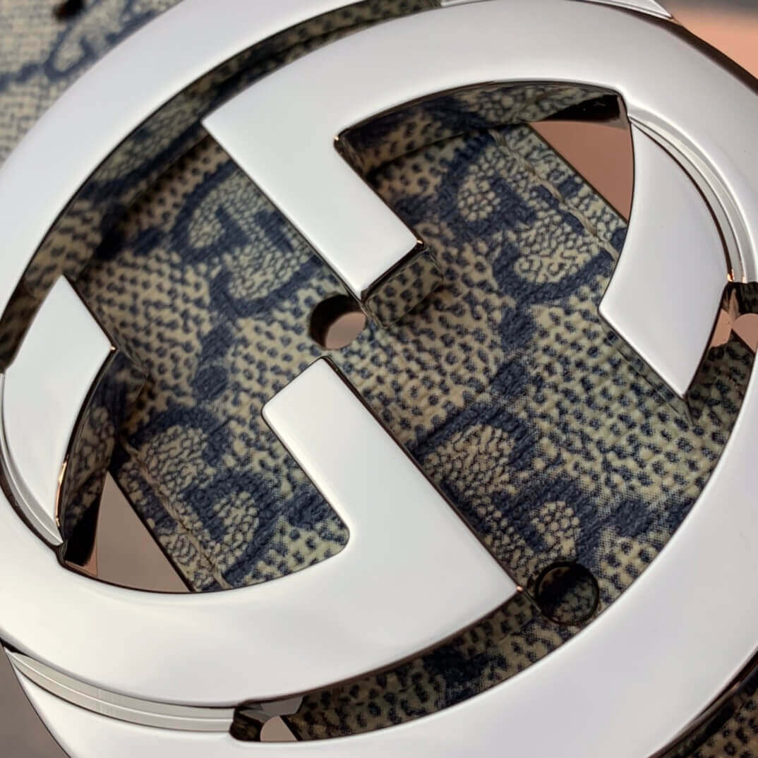 Gucci GG Supreme Belt With G Buckle 411924