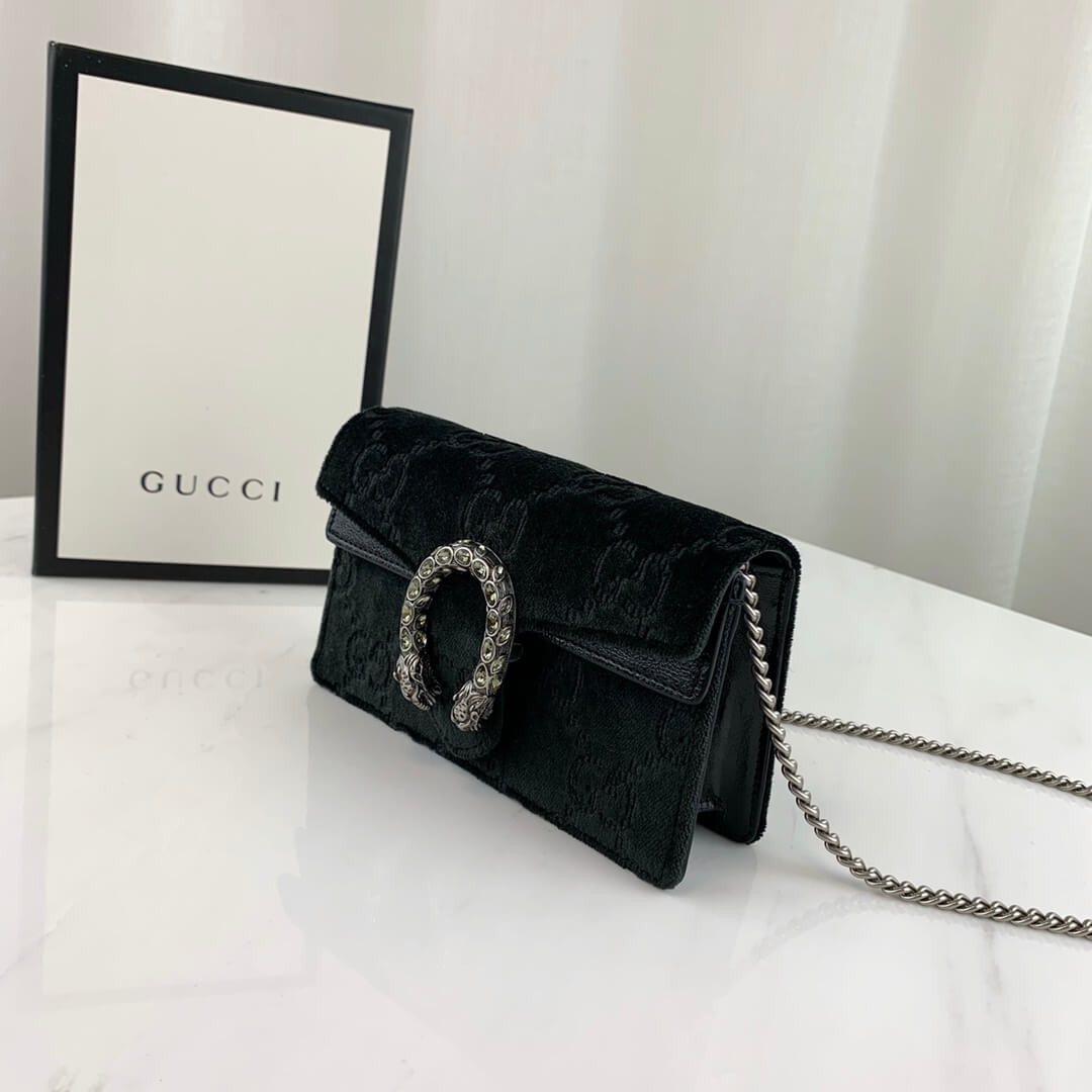 Gucci Dionysus GG Velvet Super Mini Bag 476432
