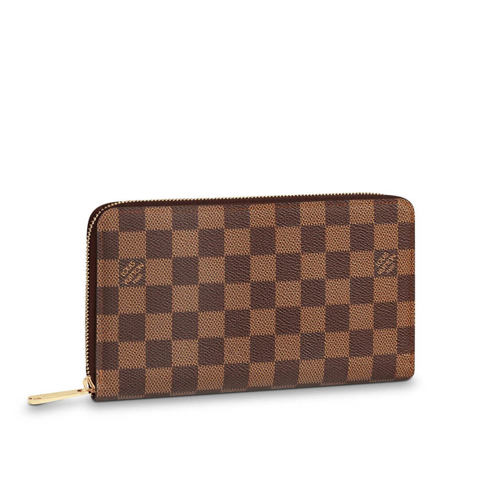 Louis Vuitton Damier Ebene Canvas Zippy Organizer Wallet N63502/N60003