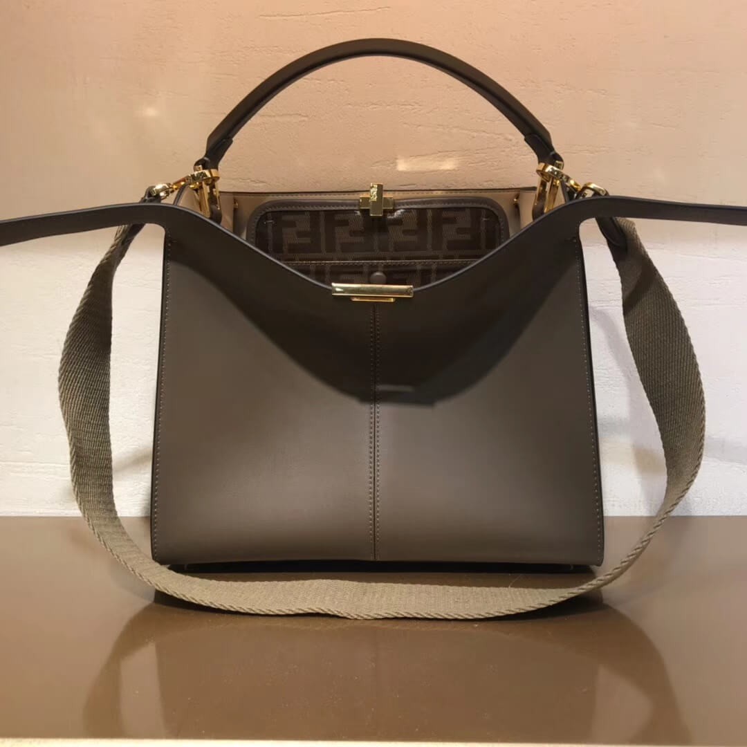 Fendi Peekaboo X-Lite Medium Calfskin Bag 8BN310