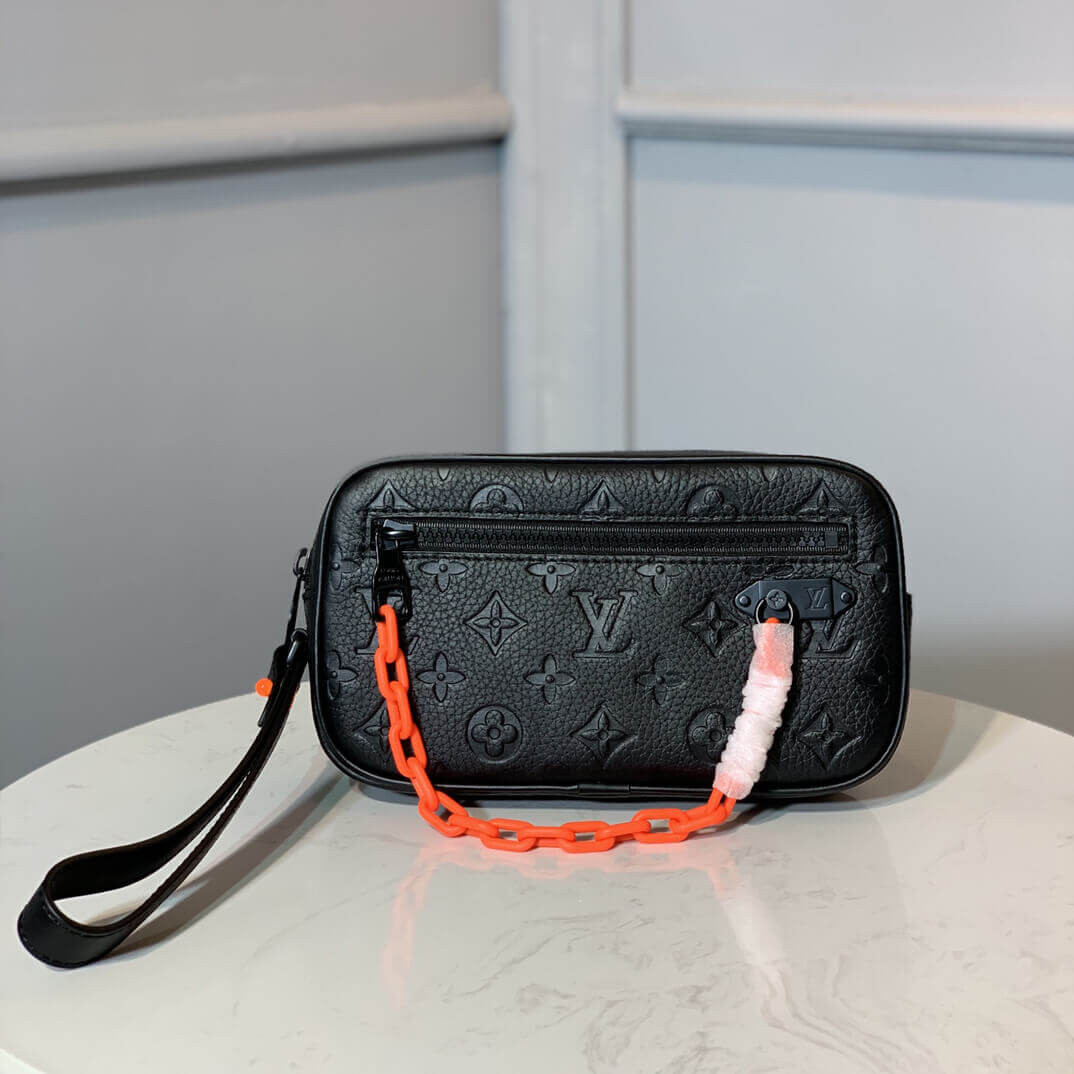 Louis Vuitton Taurillon Monogram Leather Pochette Volga M53550