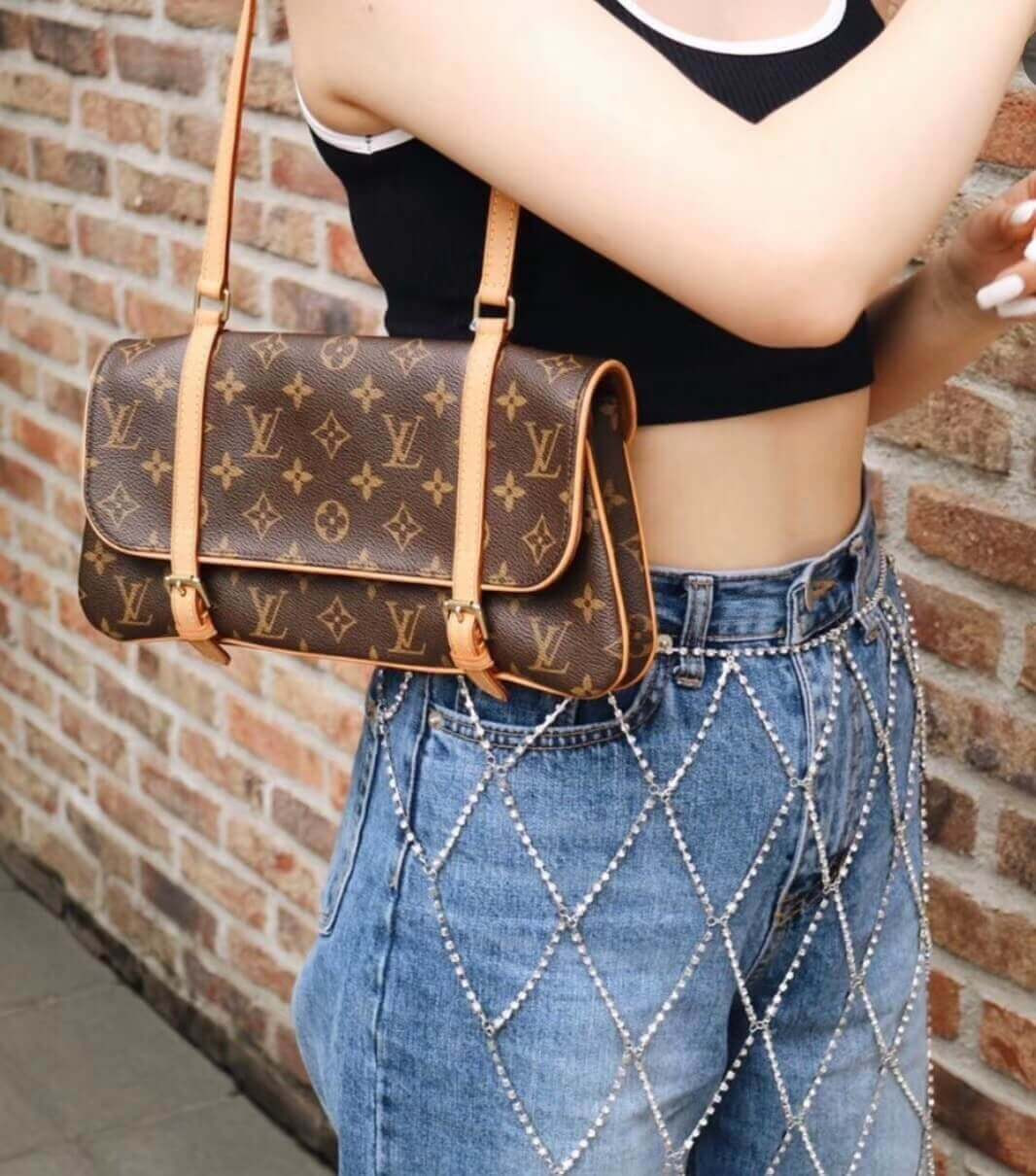 Louis Vuitton Monogram Vintage Shoulder Bag M51162