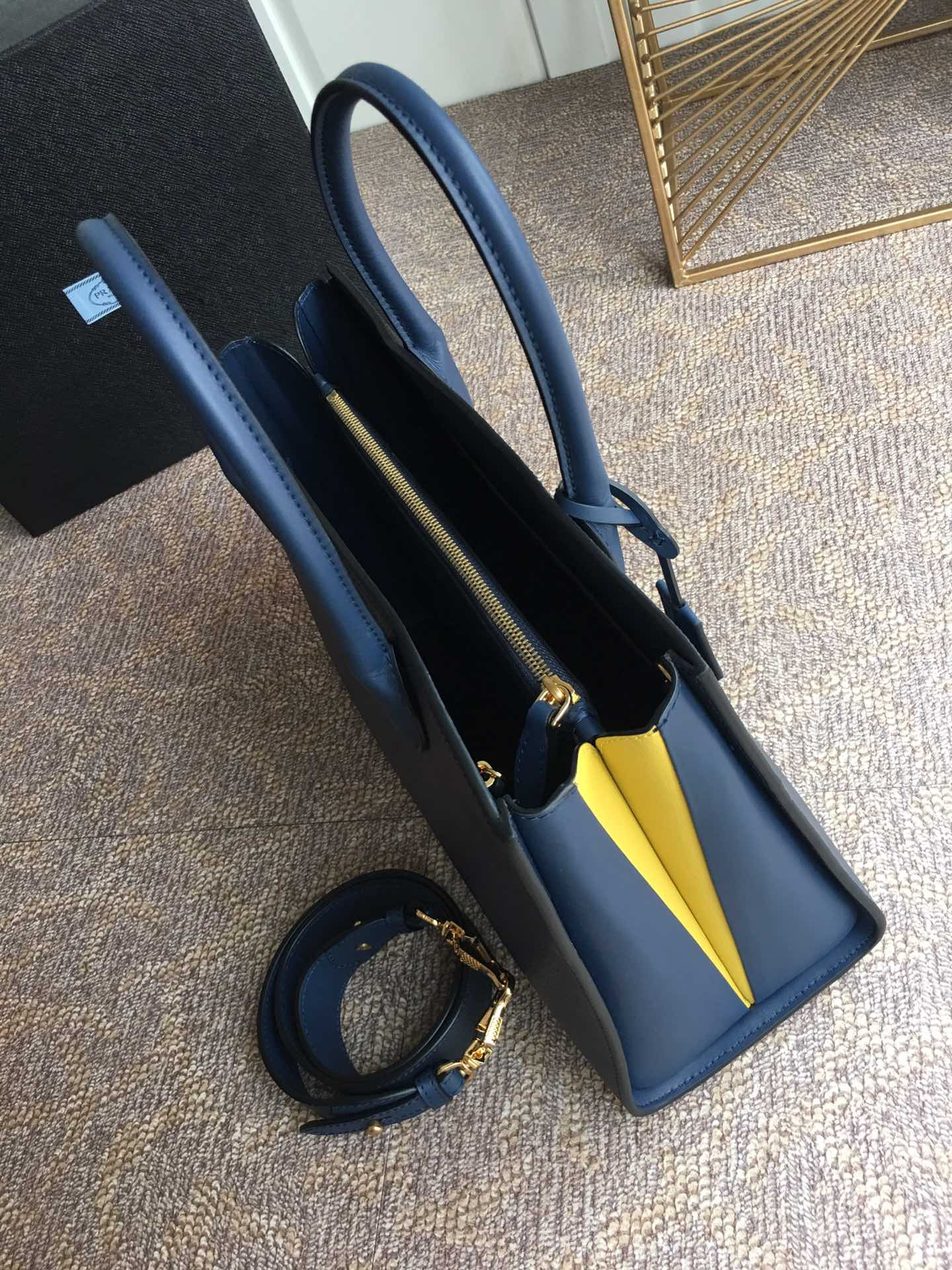 Prada Saffiano Leather Bibliothèque Bag PR153