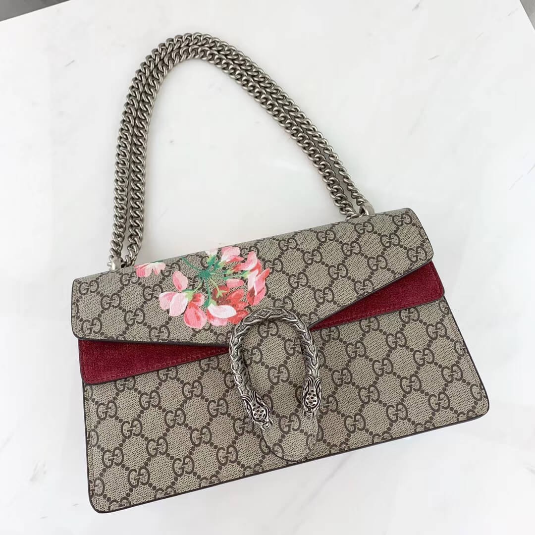 Gucci Dionysus Small GG Blooms Shoulder Bag 400249