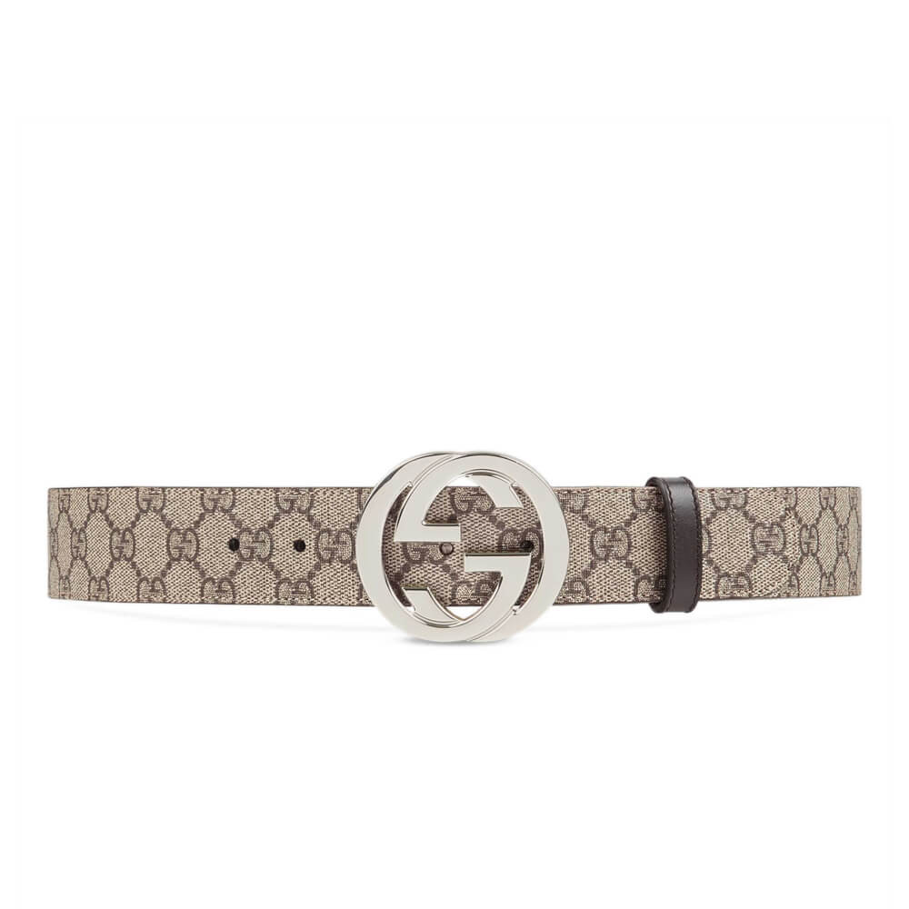 Gucci GG Supreme Belt With G Buckle 411924