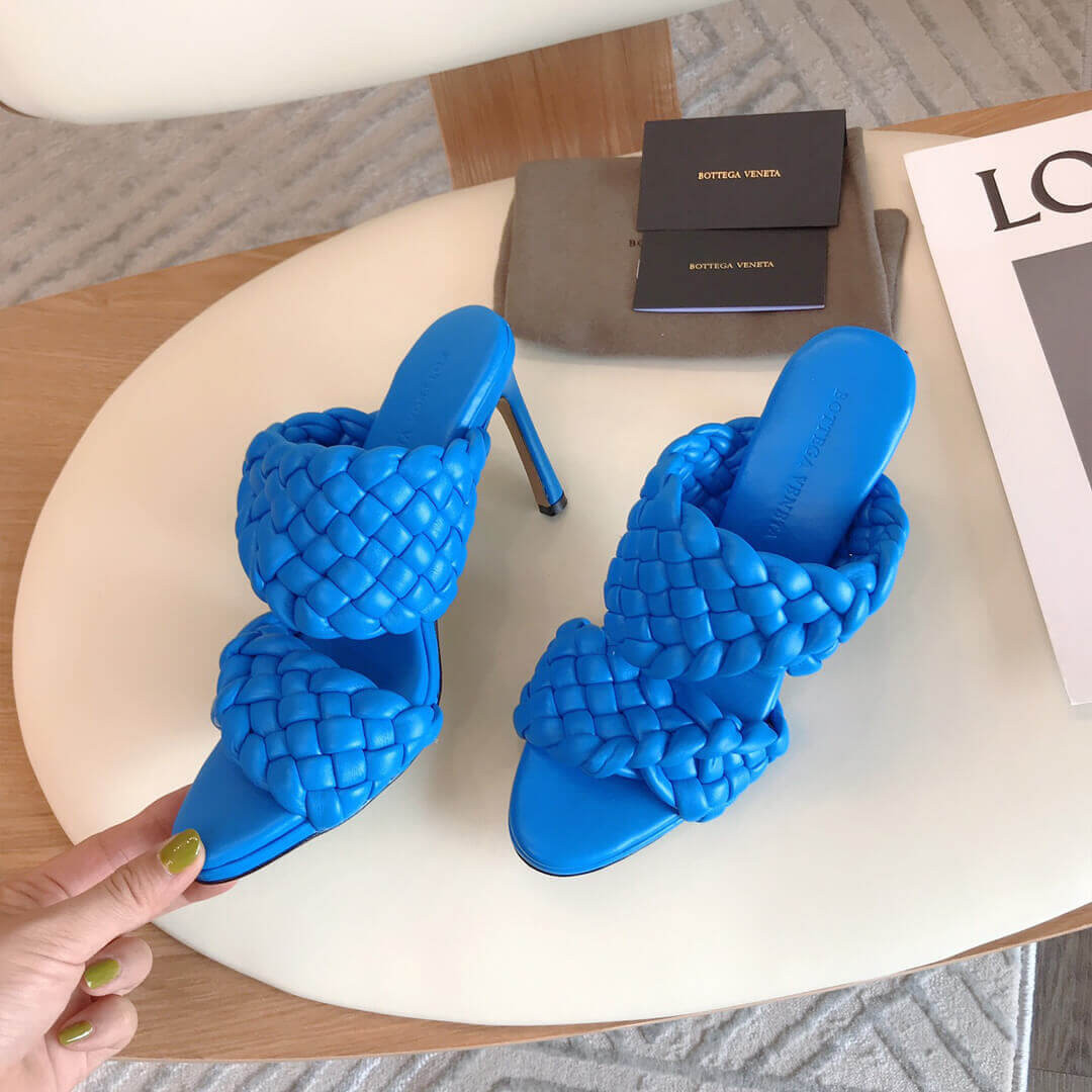 Bottega Veneta BV Curve Sandals 621213 Blue