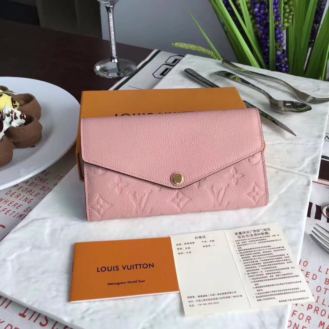Louis Vuitton Monogram Empreinte Sarah Wallet M61181