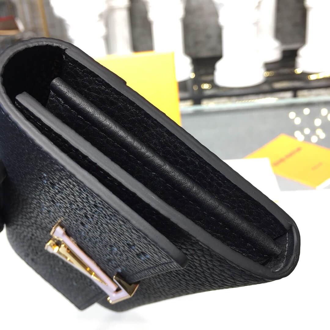 Louis Vuitton Taurillon Leather Capucines Wallet M62556