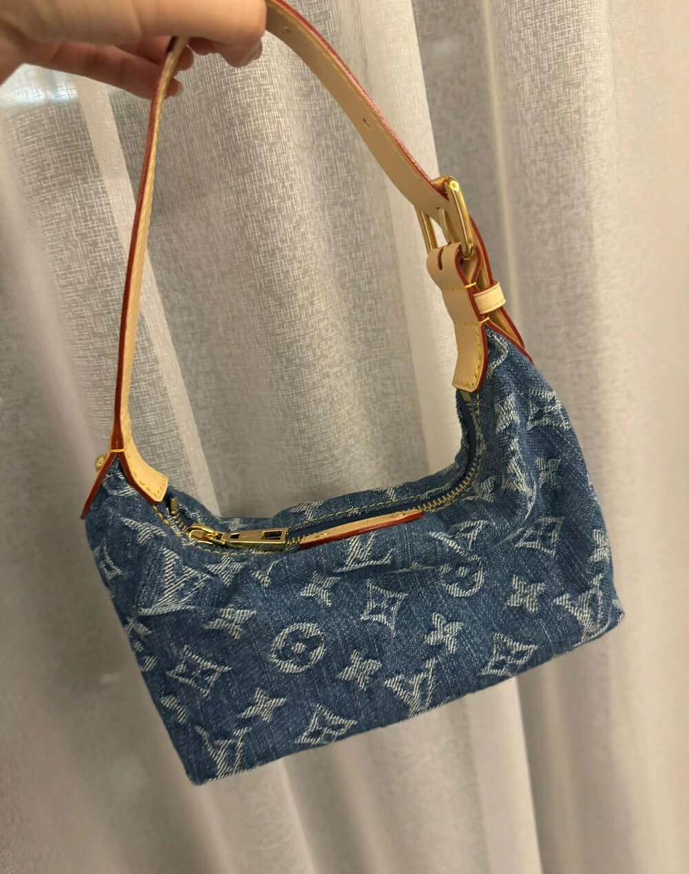 Louis Vuitton Monogram Denim Hills Pochette Bag M82949