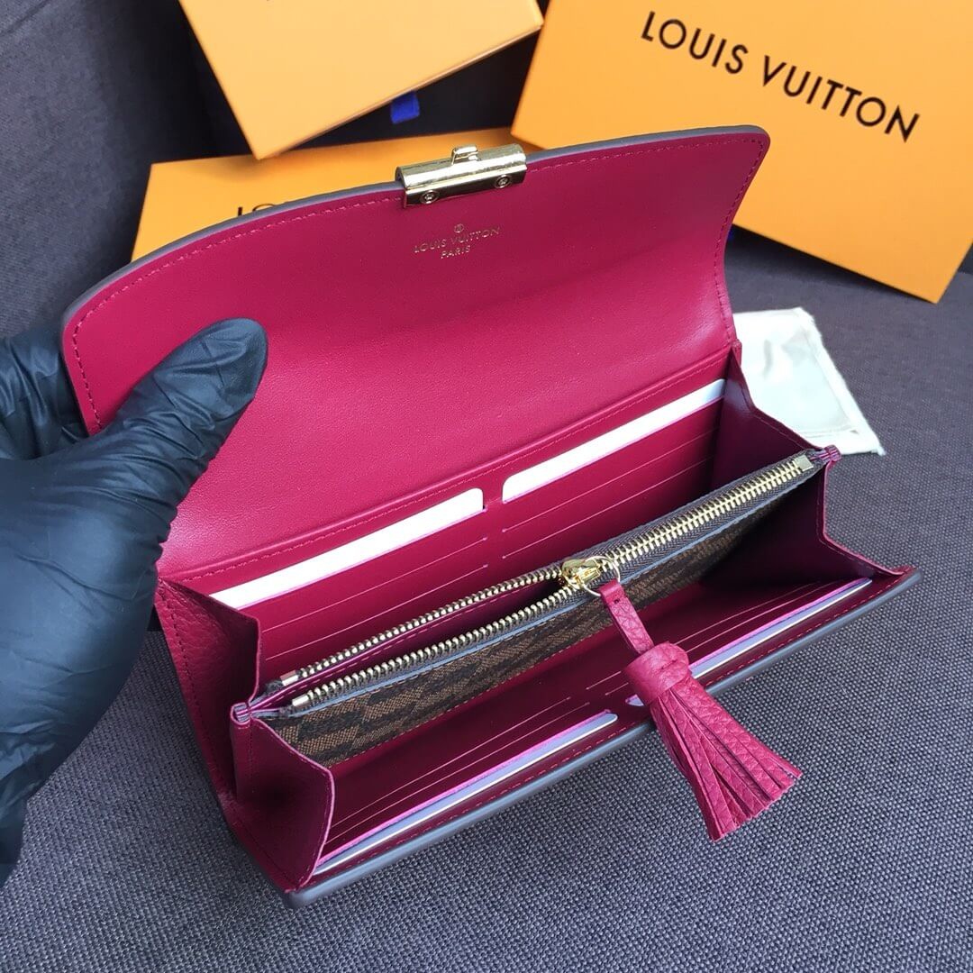 Louis Vuitton Damier Ebene Croisette Wallet N60207