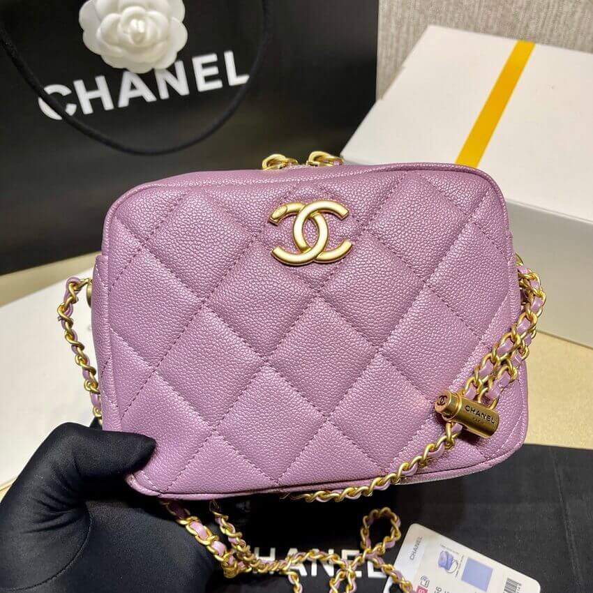 Chanel Grained Calfskin Camera Bag AS2856