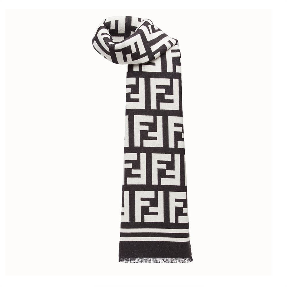 Fendi Wool And Silk Scarf 424A