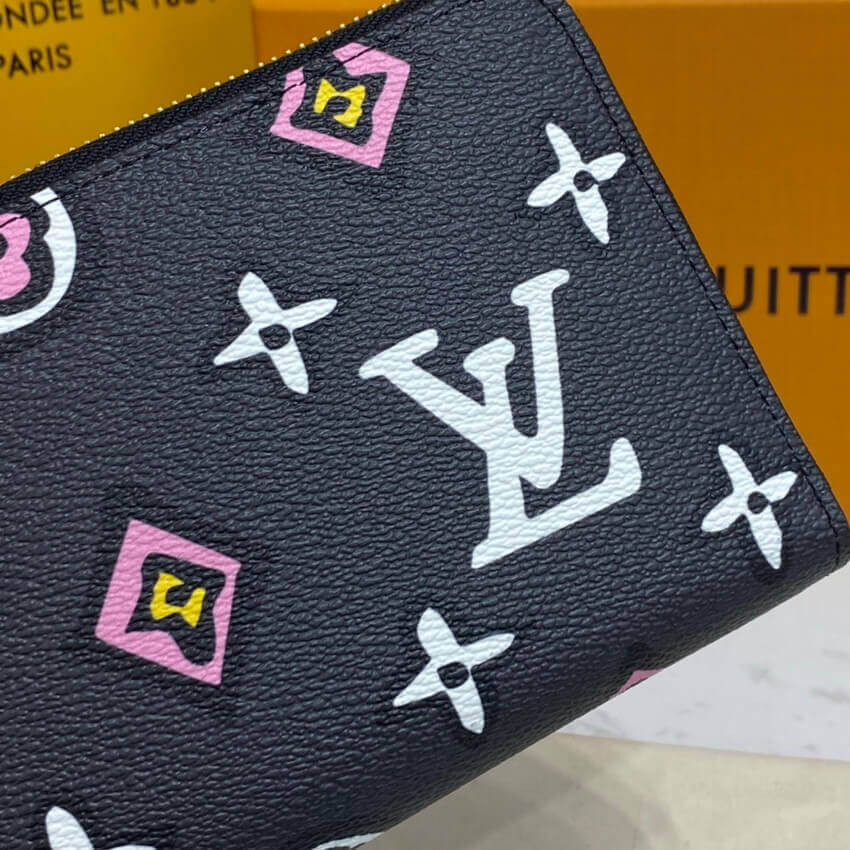 Louis Vuitton Monogram Pattern Zippy Wallet M80676 M80683
