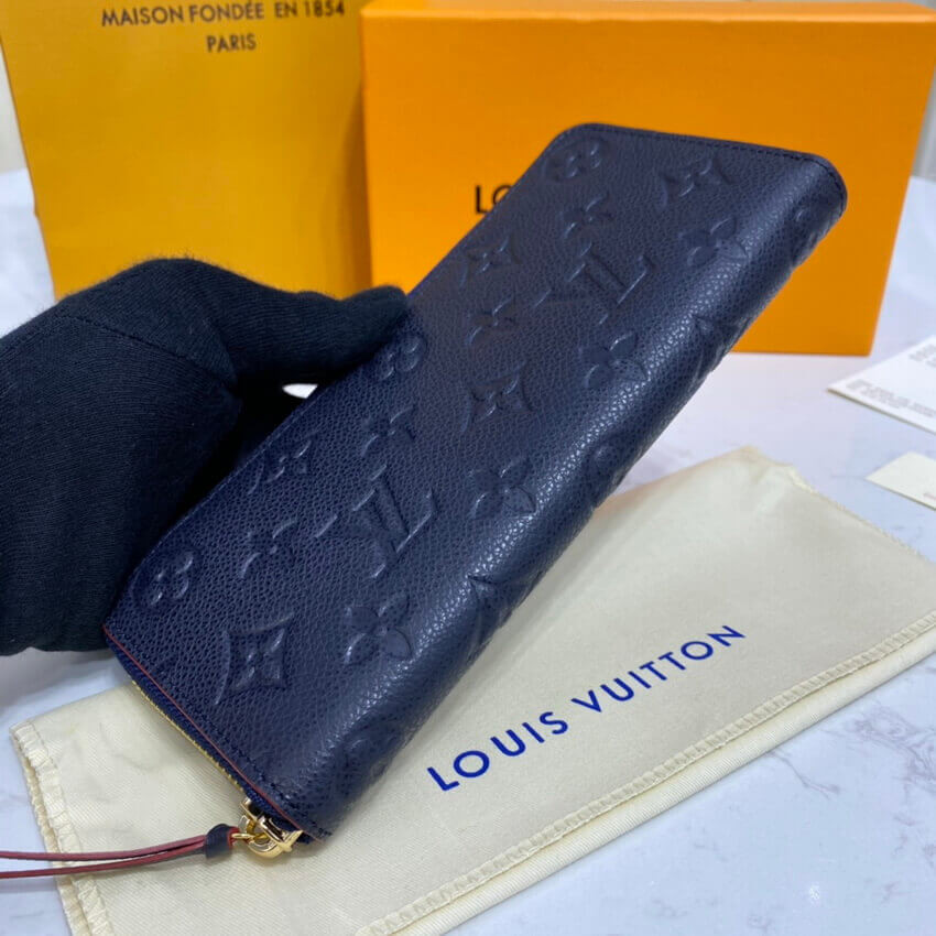 Louis Vuitton Monogram Empreinte Leather Clemence Wallet M69415