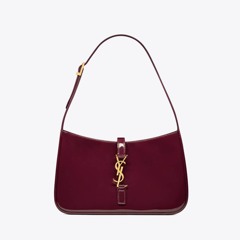 Saint Laurent Le 5 A 7 Hobo Bag in Patent Leather 657228