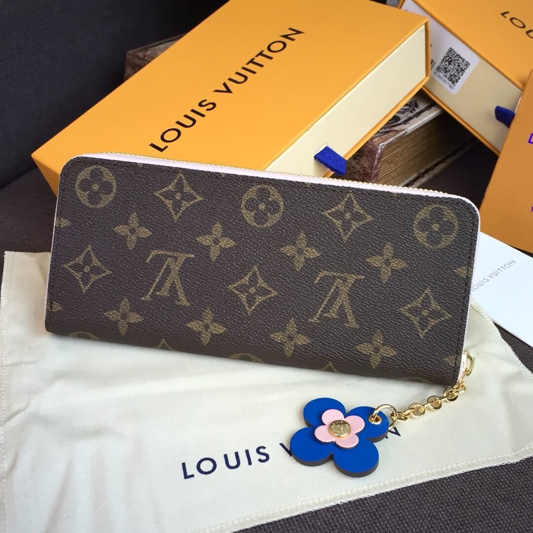 Louis Vuitton Monogram Cavas Clemence Wallet M63896