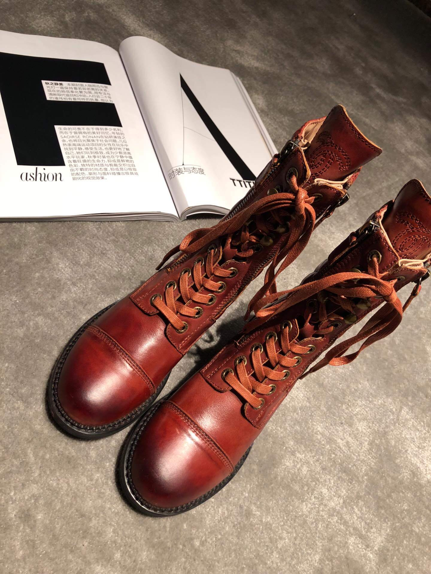 Chanel Frye Harness Boot C1120B